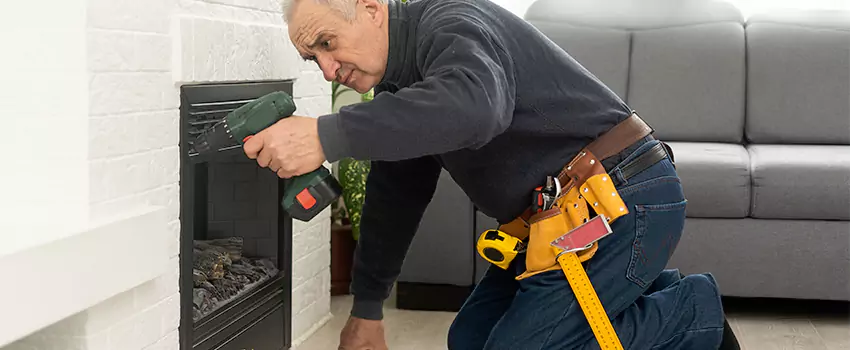 New Indoor Fireplace Installation in Wyandotte, Michigan