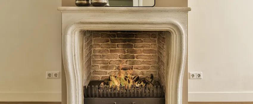 Vintage-style Fireplace Redesign in Wyandotte, Michigan