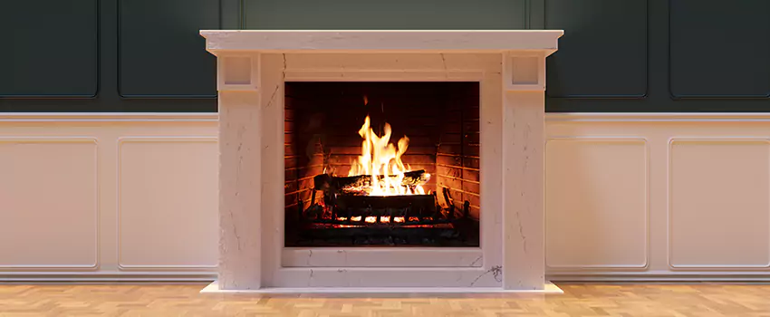 Open Flame Wood-Burning Fireplace Installation Services in Wyandotte, Michigan