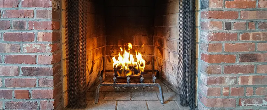 Repairing Damaged Fireplace Tiles in Wyandotte, Michigan