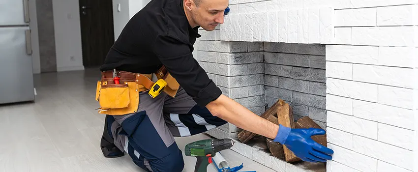 Fireplace Damaged Damper Frame Repair Services in Wyandotte, Michigan