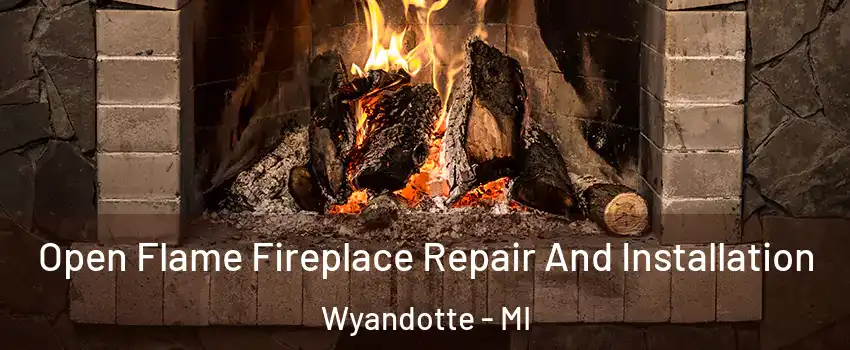  Open Flame Fireplace Repair And Installation Wyandotte - MI